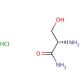 L-Serinamide hydrochloride 的分子结构, CAS编号: 65414-74-6 L-Serinamide hydrochloride (CAS 65414-74-6) - chemical structure image