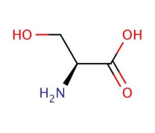 L-Serine (CAS 56-45-1) - chemical structure image