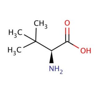 L-tert-Leucine (CAS 20859-02-3) - chemical structure image