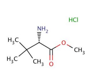L-tert-Leucine methyl ester hydrochloride (CAS 63038-27-7) - chemical structure image