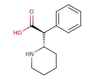 L-threo-Ritalinic Acid (CAS 129389-68-0) - chemical structure image