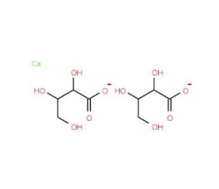 L-Threonic acid hemicalcium salt (CAS 70753-61-6) - chemical structure image