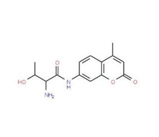 L-Threonine 7-amido-4-methylcoumarin (CAS 191723-66-7) - chemical structure image
