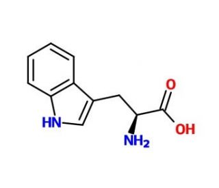 L-Tryptophan (CAS 73-22-3) - chemical structure image