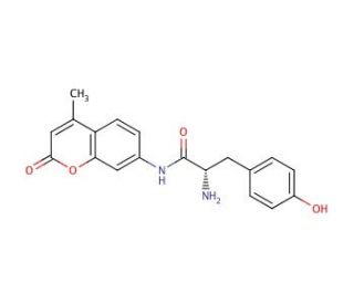 L-Tyrosine 7-amido-4-methylcoumarin (CAS 94099-57-7) - chemical structure image
