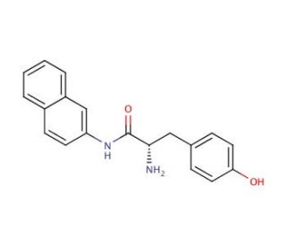L-Tyrosine beta-naphthylamide (CAS 4357-95-3) - chemical structure image
