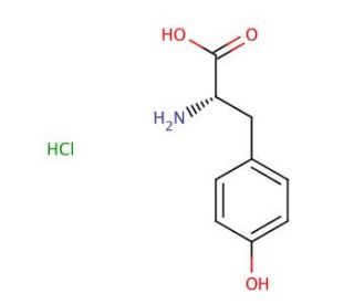 L-Tyrosine hydrochloride (CAS 16870-43-2) - chemical structure image