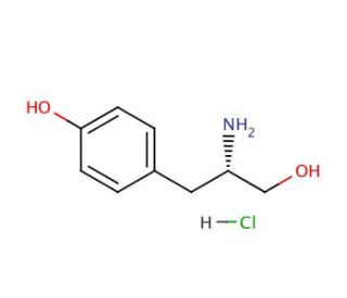 L-Tyrosinol hydrochloride (CAS 87745-27-5) - chemical structure image