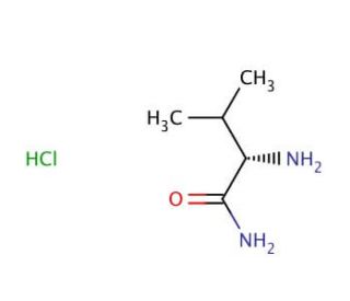 L-Valinamide hydrochloride (CAS 3014-80-0) - chemical structure image