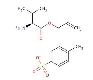 L-Valine allyl ester p-toluenesulfonate salt (CAS 88224-02-6) - chemical structure image