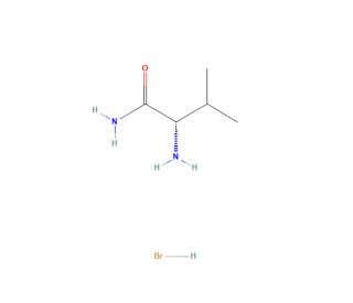 L-Valine amide hydrobromide (CAS 33529-85-0) - chemical structure image