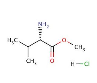 L-Valine methyl ester hydrochloride (CAS 6306-52-1) - chemical structure image