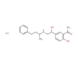 Labetalol hydrochloride (CAS 32780-64-6) - chemical structure image