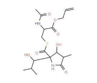 (&plus;)-Lactacystin Allyl Ester - chemical structure image