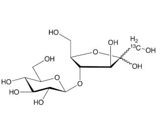 Lactulose-13C (CAS 4618-18-2) - chemical structure image