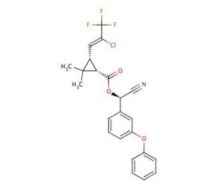 λ-Cyhalothrin (CAS 91465-08-6) - chemical structure image