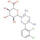 Lamotrigine-13C3 N2-Glucuronide - chemical structure image