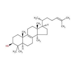 Lanosterol (CAS 79-63-0) - chemical structure image