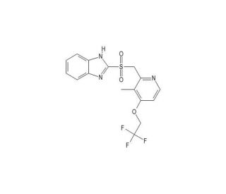 Lansoprazole Sulfone (CAS 131926-99-3) - chemical structure image