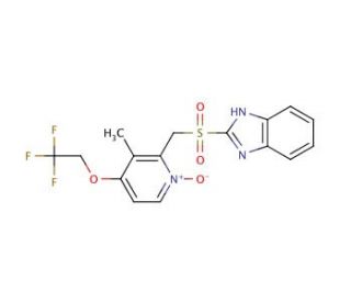 Lansoprazole Sulfone N-Oxide (CAS 953787-54-7) - chemical structure image