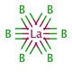 Lanthanum boride (CAS 12008-21-8) - chemical structure image