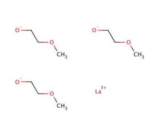 Lanthanum(III) 2-methoxyethoxide, 5% w/v in 2-methoxyethanol (CAS 115685-56-8) - chemical structure image