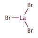 Lanthanum(III) bromide (CAS 13536-79-3) - chemical structure image