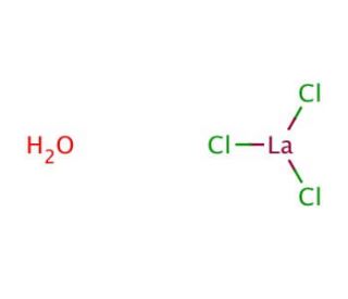 Lanthanum(III) chloride hydrate (CAS 20211-76-1) - chemical structure image