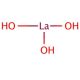 Lanthanum(III) hydroxide (CAS 14507-19-8) - chemical structure image
