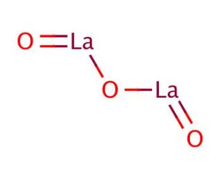 Lanthanum(III) oxide (CAS 1312-81-8) - chemical structure image