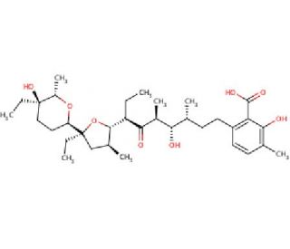 Lasalocid (CAS 25999-31-9) - chemical structure image