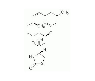 Latrunculin B (CAS 76343-94-7) - chemical structure image