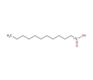Lauric acid-1-(13-C) (CAS 93639-08-8) - chemical structure image