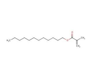 Lauryl methacrylate (CAS 142-90-5) - chemical structure image