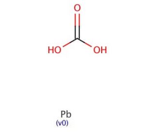 Lead(II) carbonate (CAS 598-63-0) - chemical structure image