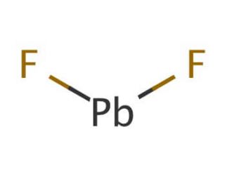 Lead(II) fluoride (CAS 7783-46-2) - chemical structure image