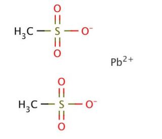 Lead(II) methanesulfonate solution (CAS 17570-76-2) - chemical structure image