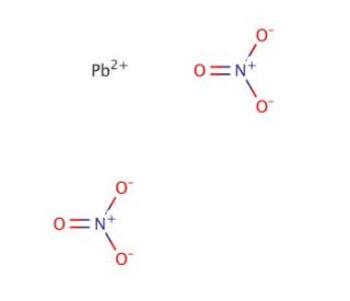 Lead (II) nitrate (CAS 10099-74-8) - chemical structure image