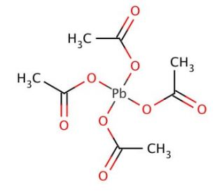 Lead(IV) acetate (CAS 546-67-8) - chemical structure image