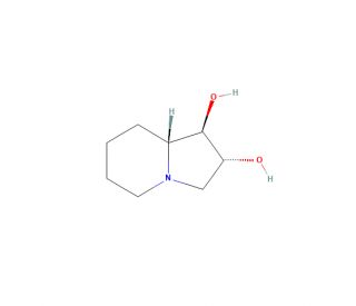 (&minus;)-Lentiginosine (CAS 125279-72-3) - chemical structure image