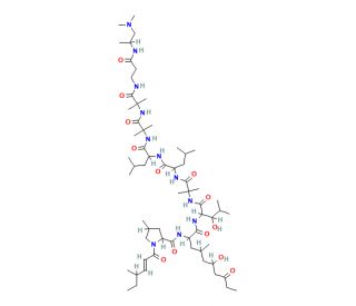 Leucinostatin A (CAS 76600-38-9) - chemical structure image