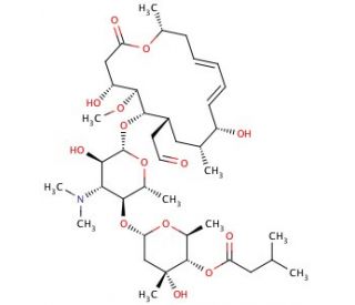 Leucomycin A1 - chemical structure image