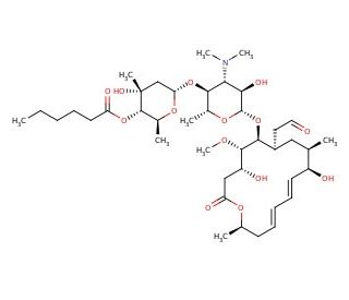 Leucomycin A13 (CAS 78897-52-6) - chemical structure image