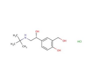 Levalbuterol Hydrochloride (CAS 50293-90-8) - chemical structure image