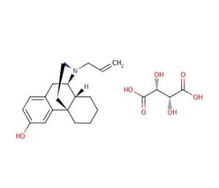 Levallorphan (&plus;)-tartrate salt (CAS 71-82-9) - chemical structure image