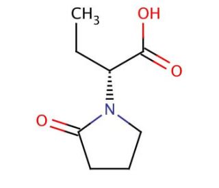 Levetiracetam acid - chemical structure image