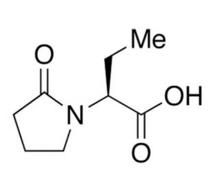 Levetiracetam Carboxylic Acid (CAS 102849-49-0) - chemical structure image