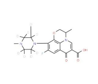 Levofloxacin-d8 (CAS 1217716-71-6) - chemical structure image