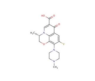 Levofloxacin Hemihydrate (CAS 138199-71-0) - chemical structure image