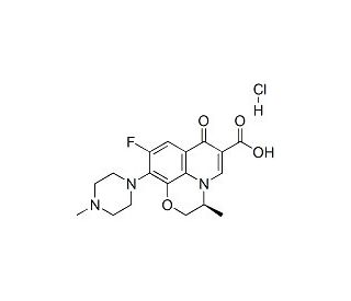 Levofloxacin hydrochloride (CAS 177325-13-2) - chemical structure image